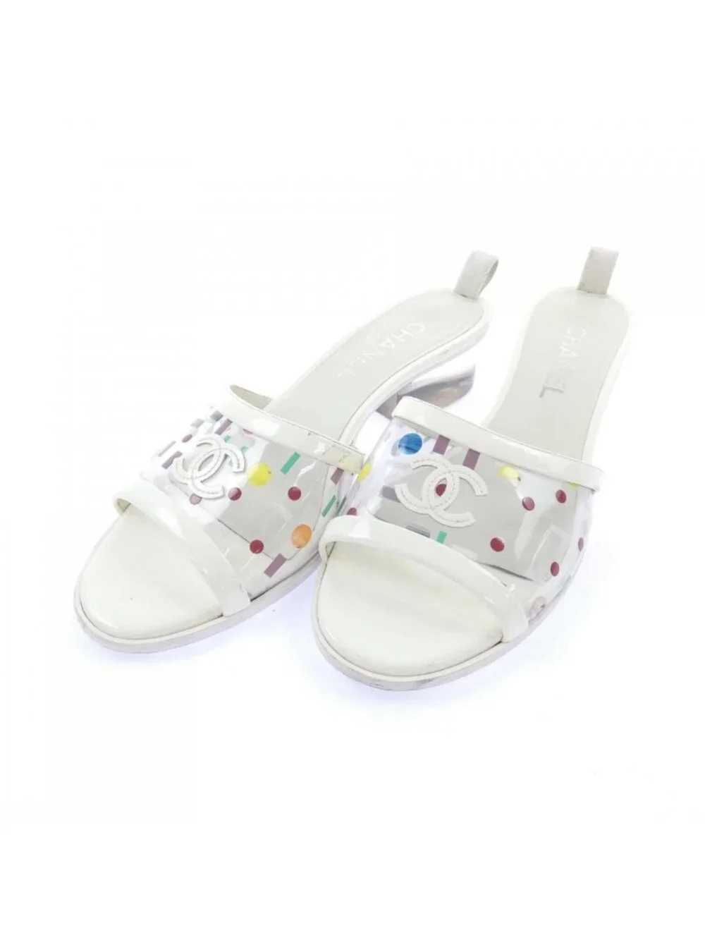 Chanel Sandals White